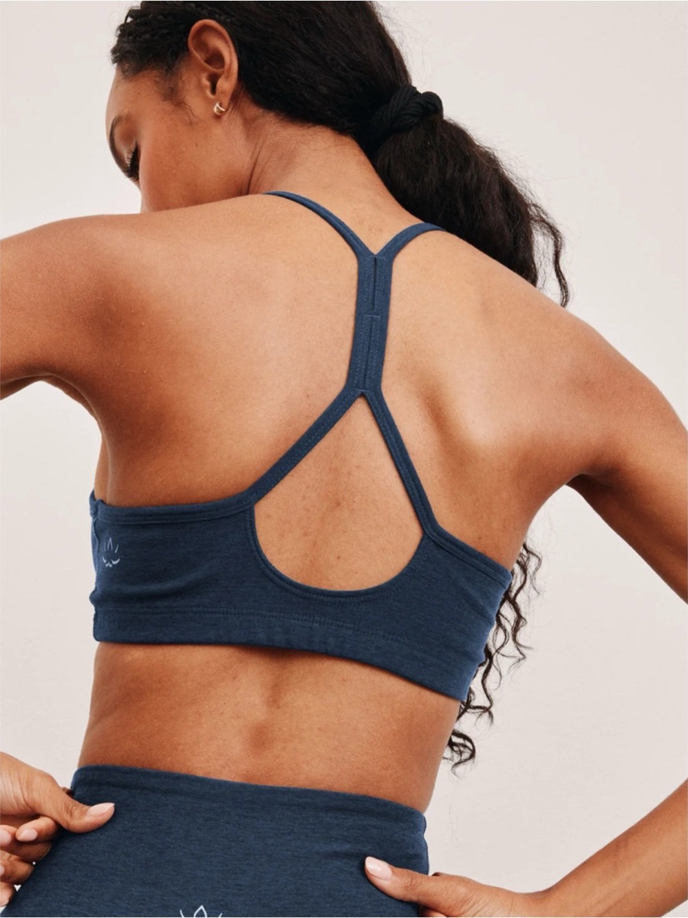 BEYOND YOGA Spacedye™ Slim Racerback Bra.